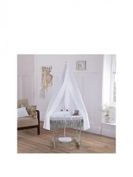 Image of Clair De Lune 6 Piece Stars and Stripes Moses Starter Set - Grey Wicker