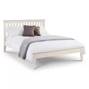 Julian Bowen Salerno Shaker Bed 135cm Ivory