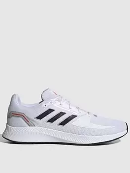 Image of adidas Runfalcon 2.0 - White/Black, Size 6, Men
