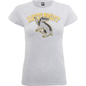 Image of Harry Potter Hufflepuff Womens Grey T-Shirt - L