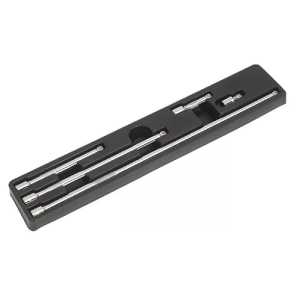 Image of Genuine SEALEY AK767 Wobble Extension Bar Set 5pc 3/8Sq Drive
