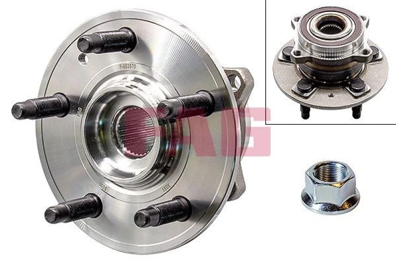 Image of Wheel bearing kit FAG 713 6980 10