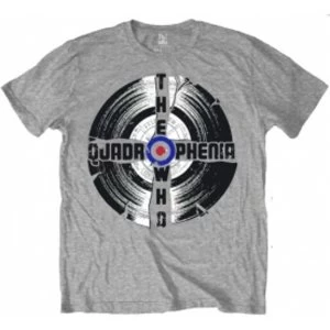 image of The Who Quadrophenia Grey Mens TShirt Size: Large