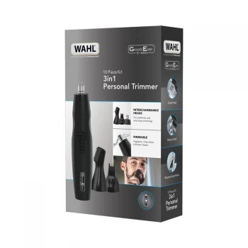 image of Groomease By Wahl 3 in 1 Personal Trimmer - Black