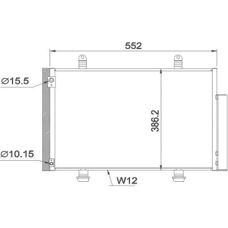 Image of Air conditioning condenser DIEDERICHS DCC1795