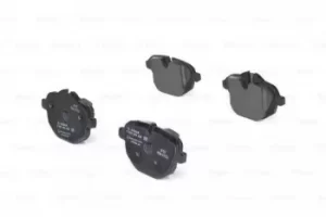 Image of Bosch 0986494432 BP1354 Brake Pad Set Disc Brake Rear Axle