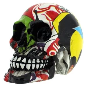 image of Pop Art Pack of 6 Small Skulls