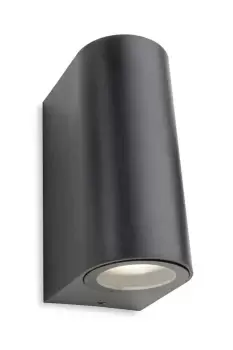 Image of Ace Outdoor Up Down Twin Light Graphite IP54 GU10