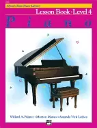 Image of alfreds basic piano library lesson book level 4