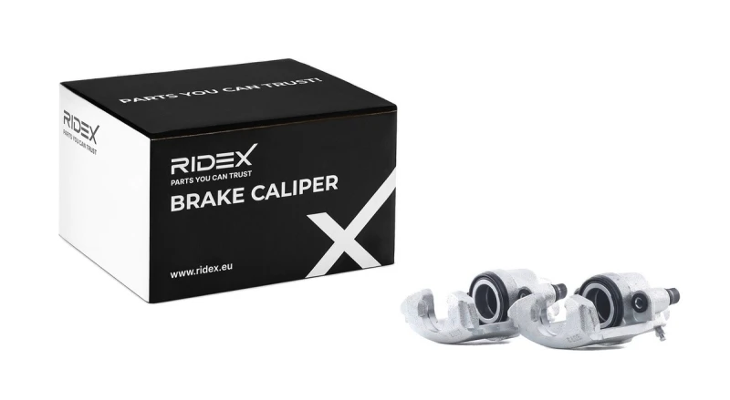 Image of RIDEX 78B1812 Brake caliper Front Axle, without holder Cast Iron Brake Caliper (78)