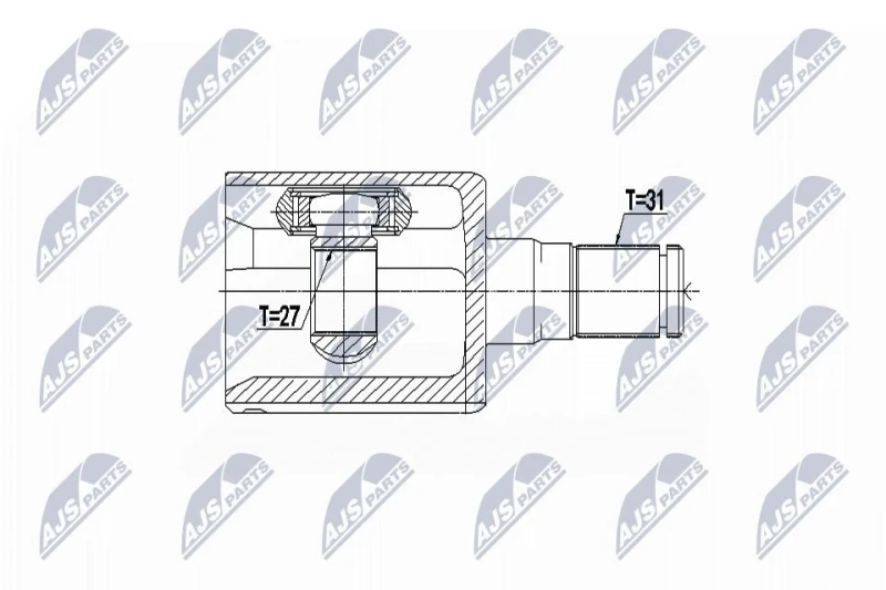 Image of NTY CV joint kit NTY NPW-VV-076