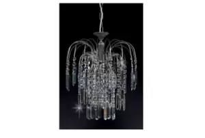 Image of Shower With Rulers Antique Nickel Pendant Ceiling Light