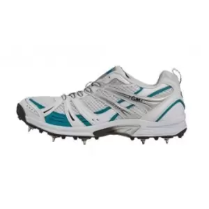 Image of Gunn And Moore Childrens/Kids Six 6 Cricket Shoes (3 UK) (White/Turquoise)