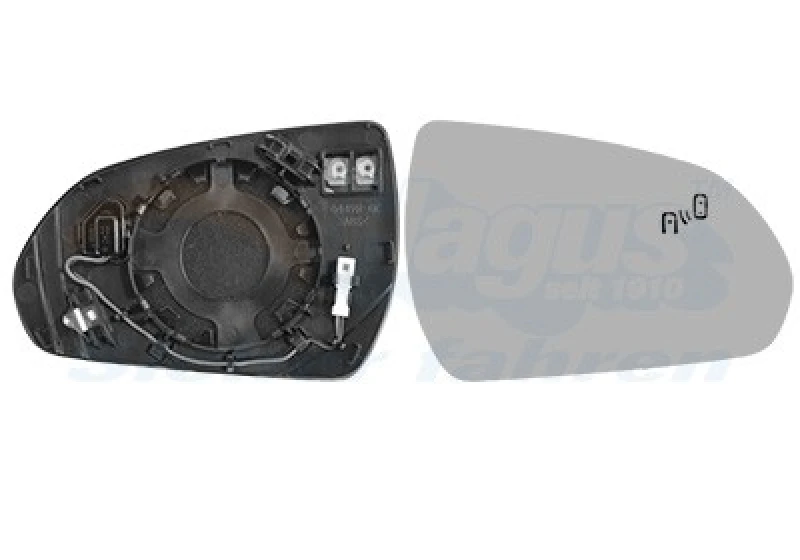 Image of VAN WEZEL Wing mirror glass VAN WEZEL 8254836