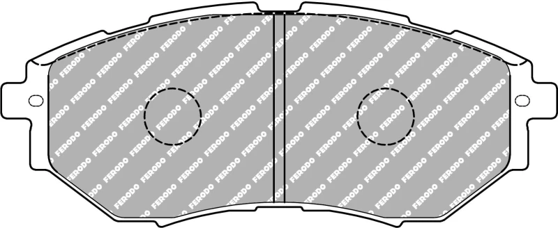 Image of Brake pad set FERODO RACING FCP1984H