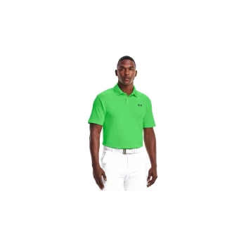 image of Under Armour Mens Performance Polo - Stadium Green - M Size: Medium