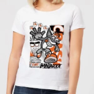 Image of Crash Bandicoot High Four Womens T-Shirt - White - 3XL