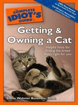Image of Complete Idiots Guide to Getting and Owning a Cat by Sheila Webster Boneham Book