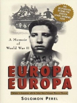 Image of Europa Europa by Solomon Perel Hardback
