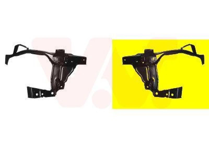 Image of VAN WEZEL Headlight Base VAN WEZEL 3792661