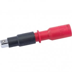 Image of Draper Expert 1/2" Drive VDE Insulated Socket Extension Bar 1/2" 125mm