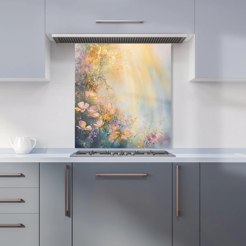 Image of Designer Kitchen Splashbacks Ava Sterling: 00007 Kitchen Splashback Size: 600mm x 750mm Multicolor Unisex 600mm x 750mm