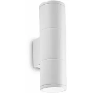 Image of White GUN 2-light aluminum wall light