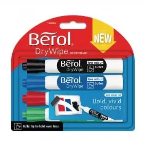 Image of Berol Dwipe Marker Blt Asst P4