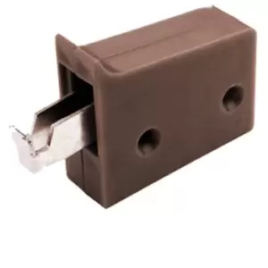 Image of Universal Wall Hanging Brackets For Kitchen Cabinets - Colour Brown - Pack of 10