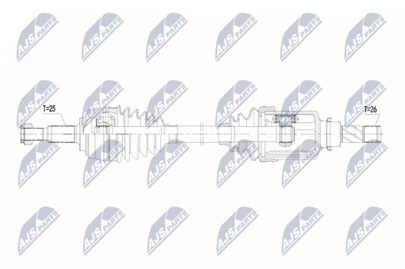 Image of NTY Drive shaft NTY NPW-RE-218