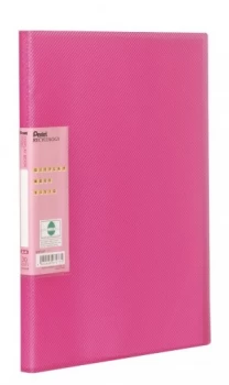 image of Pentel Recycology Vivid A4 Display Book 30 Pockets Pink PK10