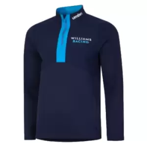 image of 2023 Williams Off Track Half Zip Fleece (Peacot)