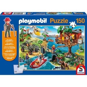 Image of Playmobil Treehouse 150 pc Puzzle & Play Set (SO Only)