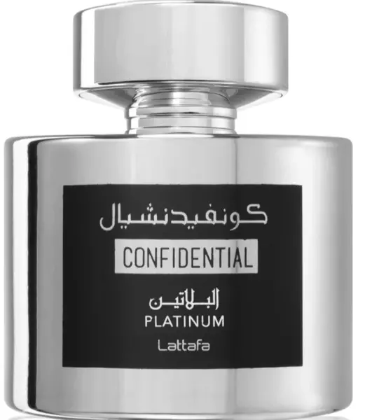 image of Lattafa Confidential Platinum Eau de Parfum Unisex 100ml