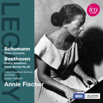 image of Annie Fischer - Schumann: Piano Cocnerto/Beethoven: Eroica Variations/... CD