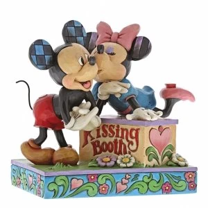 image of Kissing Booth (Mickey Mouse & Minnie Mouse) Disney Traditions Figurine