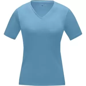 Image of Elevate Womens/Ladies Kawartha Short Sleeve T-Shirt (XL) (Sky Blue)