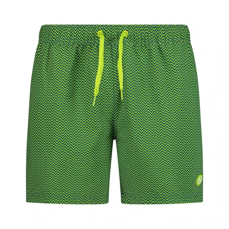 Image of Geometric pattern swim shorts CMP Vert Male XL