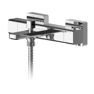 Nuie Windon Wall Mounted Thermostatic Bath Shower Mixer - Chrome