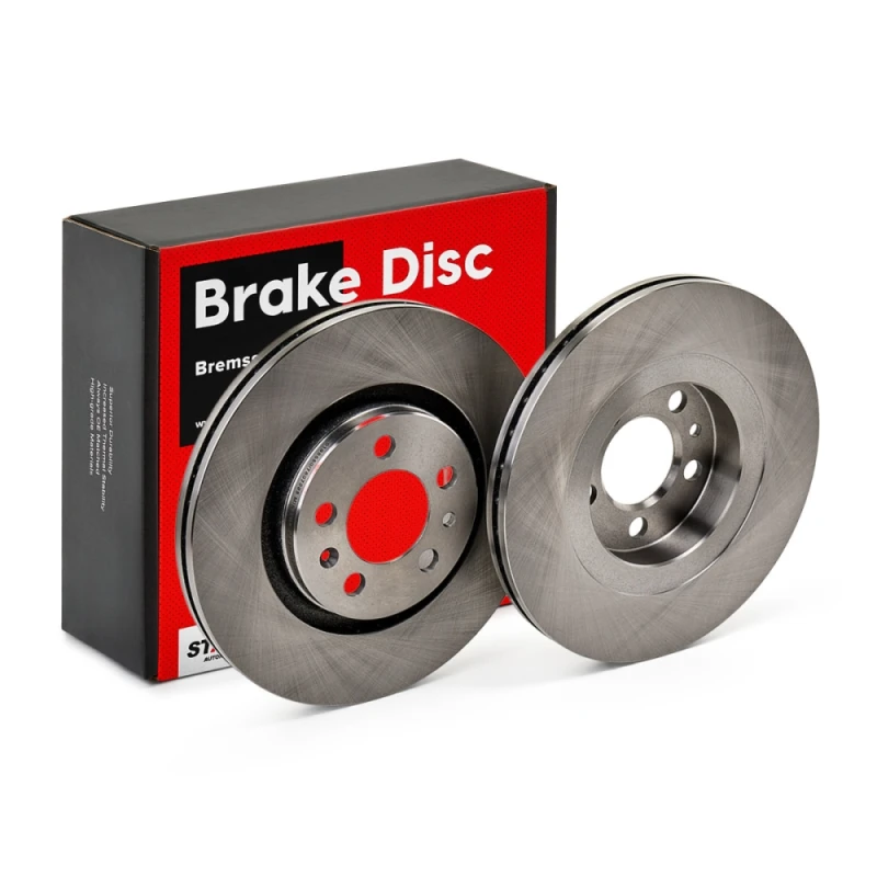 Image of STARK SKBD-0020215 Brake disc Front Axle, Vented, Cast Iron, Uncoated, Untreated, without bolts/screws Cast Iron Brake Disc (82)