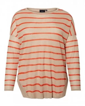 image of I.Scenery Soft Knit Stripe Pullover