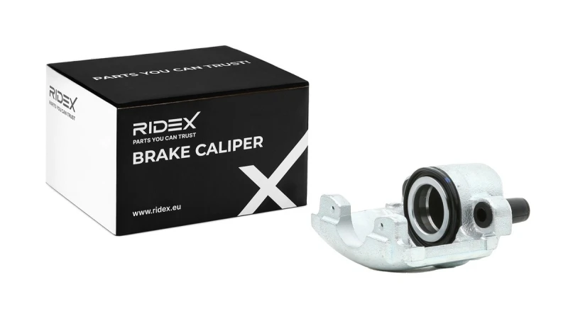 Image of RIDEX 78B0265 Brake caliper Front Axle Grey Cast Iron, Cast Iron Brake Caliper (78)
