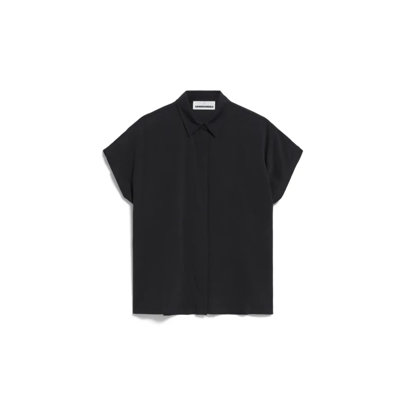 Image of ARMEDANGELS Womens blouse ARMEDANGELS Larisaana Noir Female XL