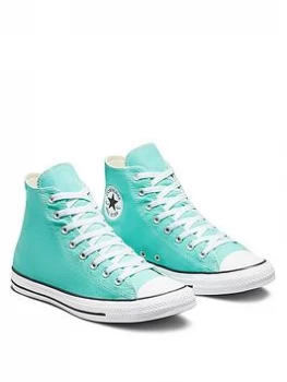 image of Converse Chuck Taylor All Star Canvas Colour Hi - Blue Size 7, Women