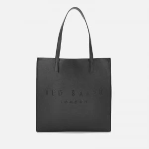 Image of Ted Baker Womens Soocon Crosshatch Large Icon Bag - Black
