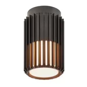 Image of Aludra Outdoor Surface Mounted Downlight Black, E27, IP54