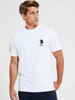 Image of U.S. Polo Assn. Large T-Shirt - White, Size XL, Men