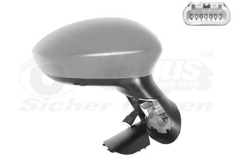 Image of VAN WEZEL Wing mirror VAN WEZEL 1624816