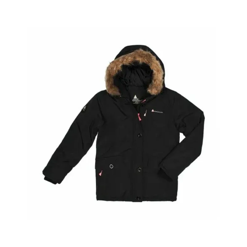 Image of Peak Mountain Girl's ski parka Peak Mountain Galava Noir Female 10 ans GALAVA/YL-NOIR