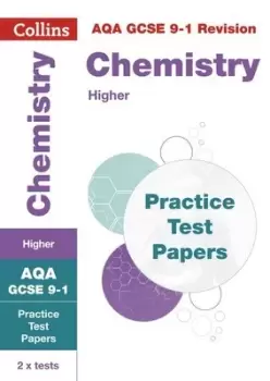 Image of AQA GCSE 9-1 chemistry higher practice test papers by